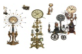 дизайн: Современный антиквариат – часы из старых вещей